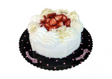 Gräddtårta med Jordgubbar till Studenten